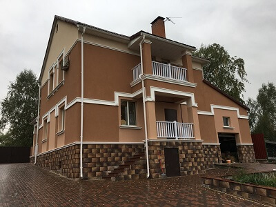 Наружная отделка дома в Борисове