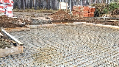 Заливка фундамента под дом в Борисове